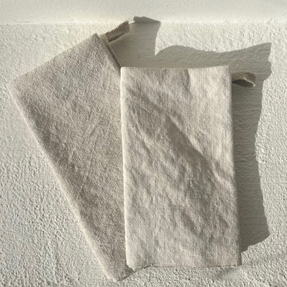 Set of Two Handwoven Hemp Towels