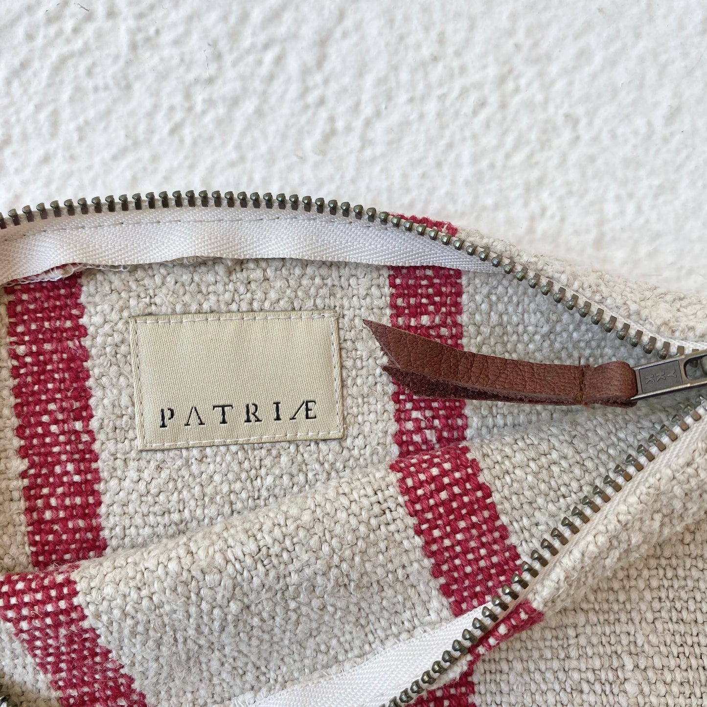 Patriae Red-Stripe Pouch