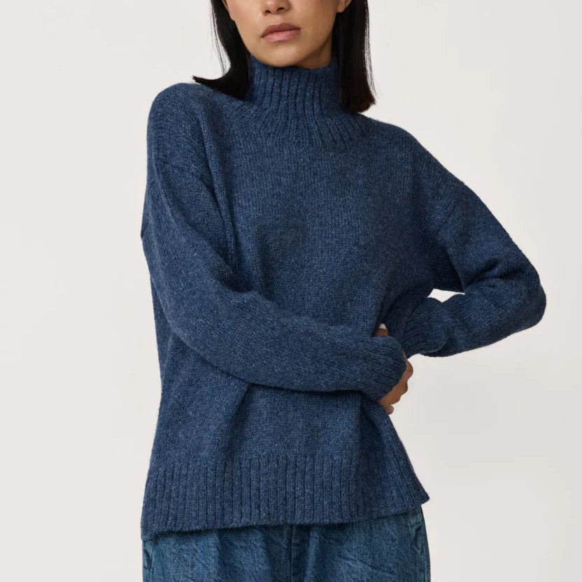 Laude the Label Totto Mock Turtleneck Sweater