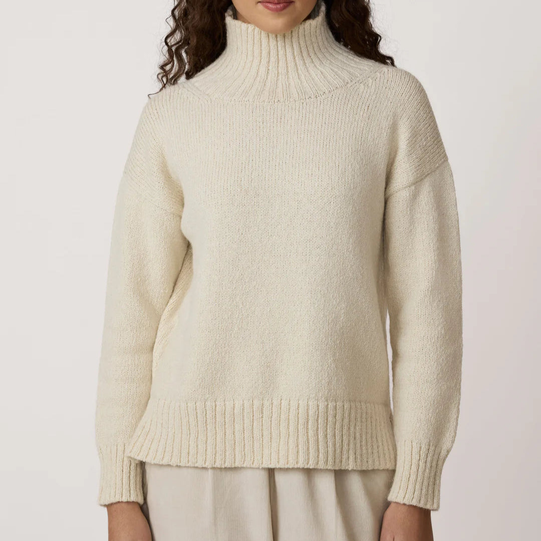 Laude the Label Totto Mock Turtleneck Sweater