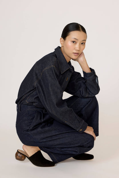 Laude the Label Boyfriend Pant - Dark Indigo