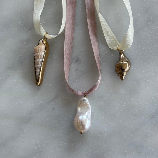 Olivia James Baroque Pearl Pendant