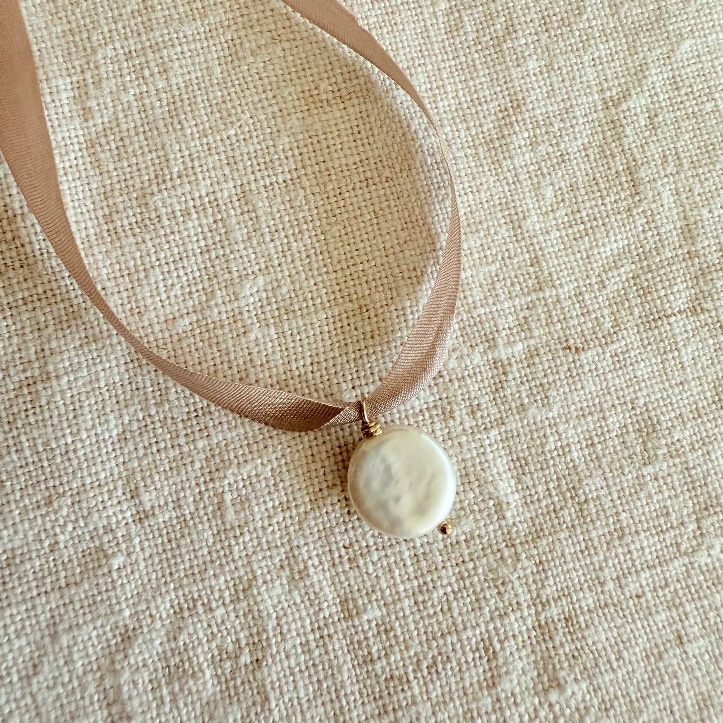 Olivia James Coin Pearl Pendant