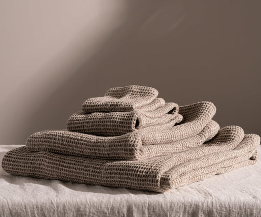 Stonewashed Linen Towels
