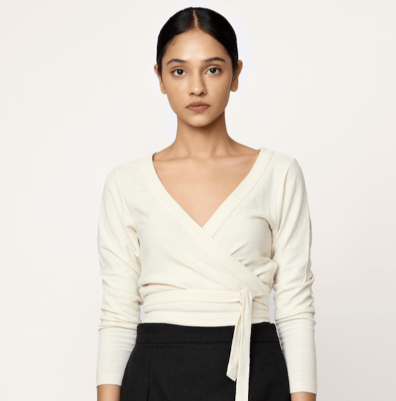 Laude the Label Ballet Wrap Top