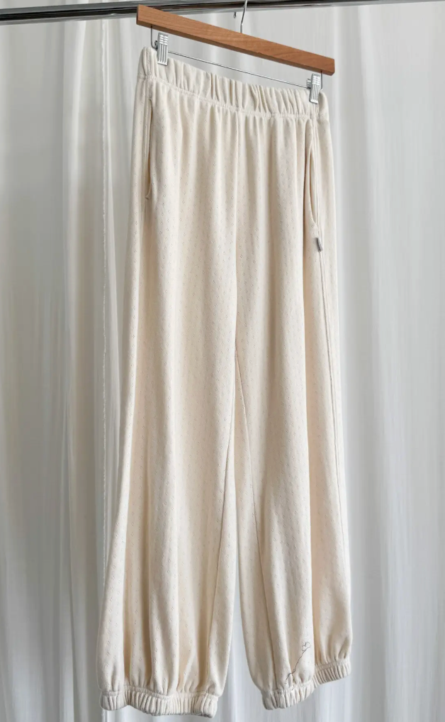 Le Bon Shoppe Pointelle Balloon Pants