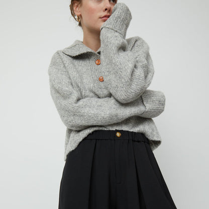 Atelier Delphine Stand Collar Sweater