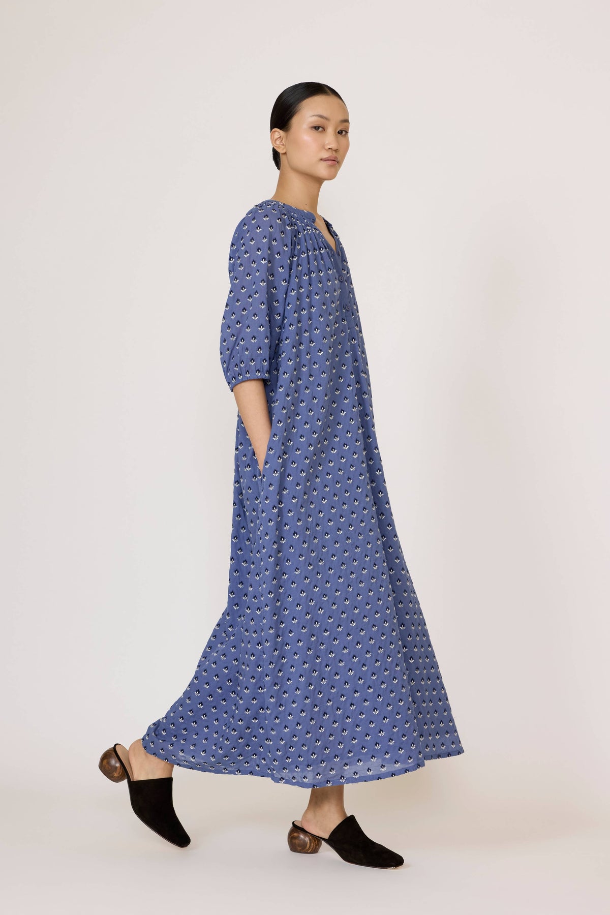 Laude the Label Popover Embroidered Tunic Dress