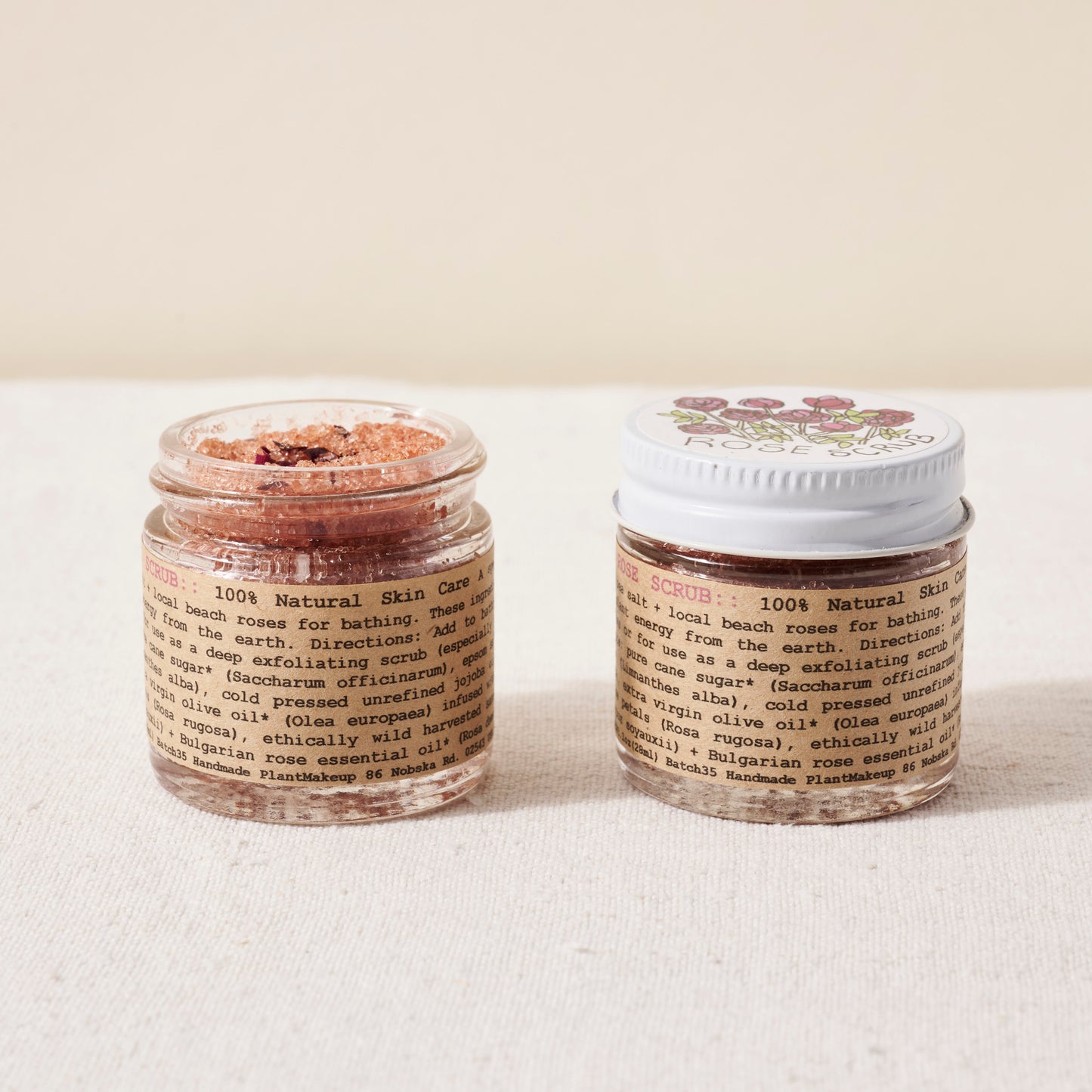 Plant Makeup Rose Scrub