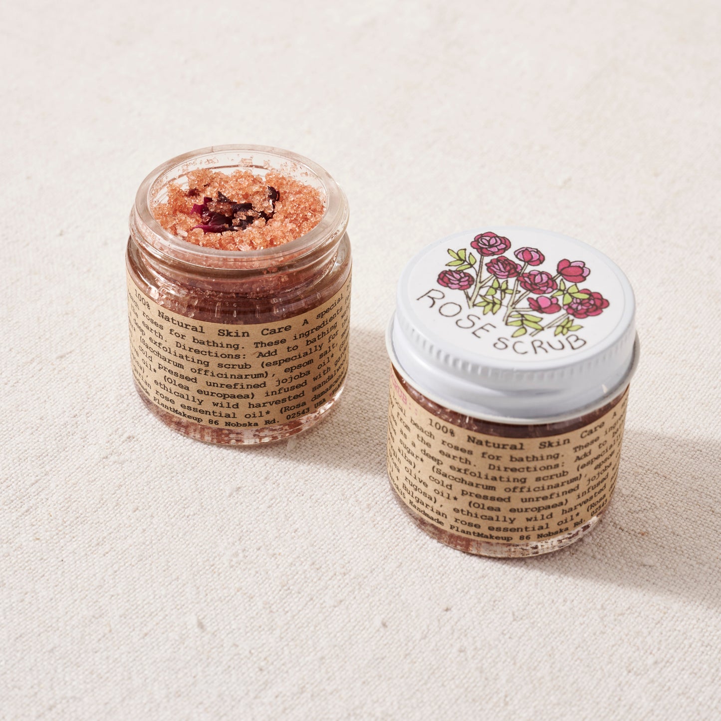 Plant Makeup Rose Scrub