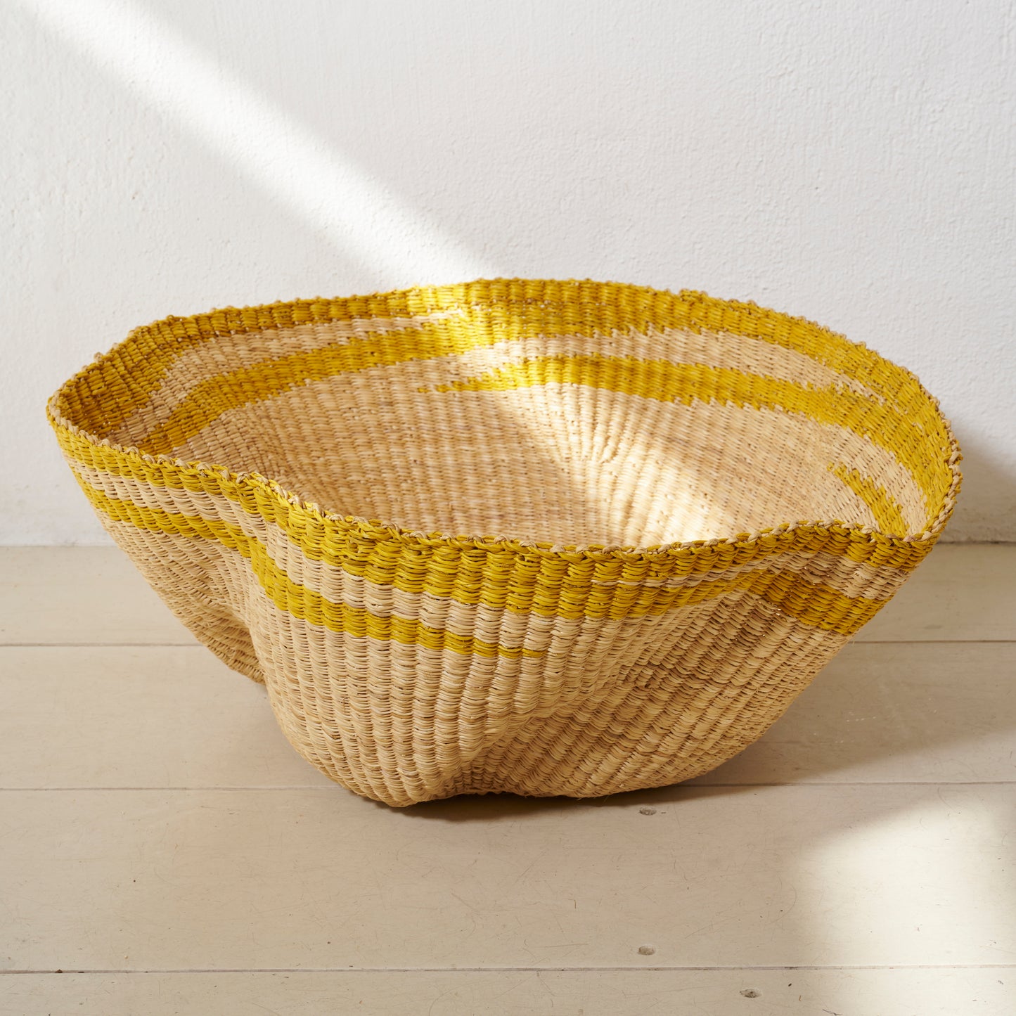 Handwoven Wavy Basket