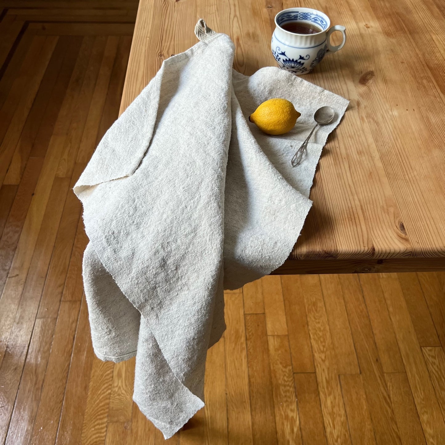 Set of Two Handwoven Hemp Towels