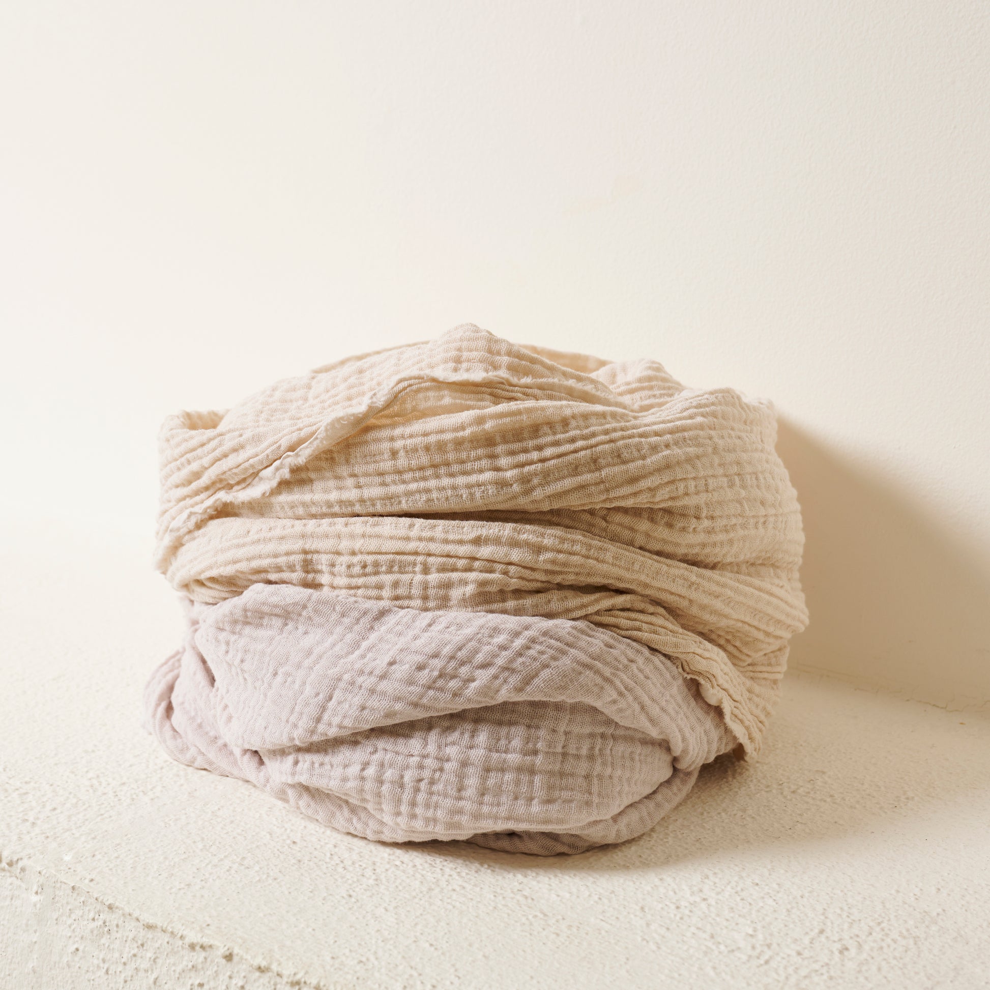 It Is Well Wide Cotton-Gauze Scarf – Patriae Studio