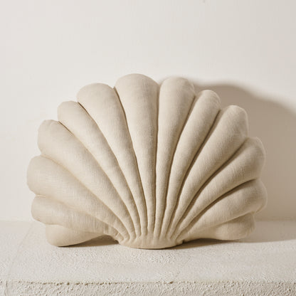 Large Linen Shell Pillow